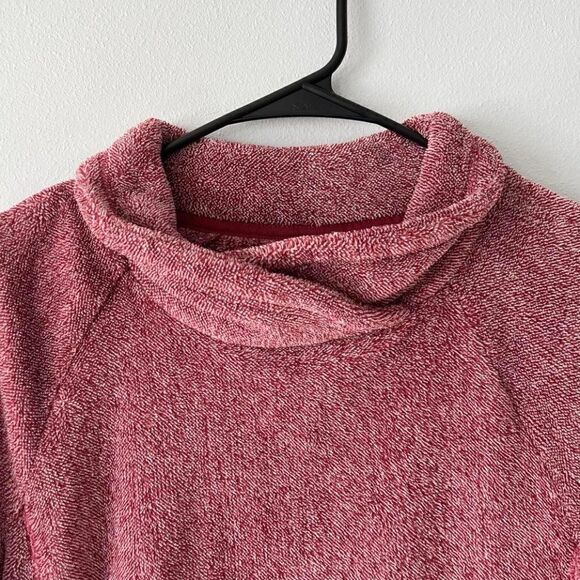 Roxy Tibetan Red Invisible Sun Fleece Pullover Size L - Picture 3 of 9